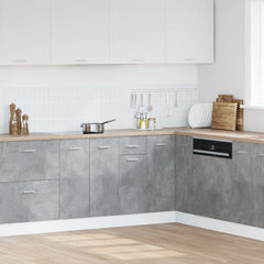 vidaXL Drawer Bottom Cabinet Lyon Concrete Grey 40x46x81.5 cm Engineered Wood 3