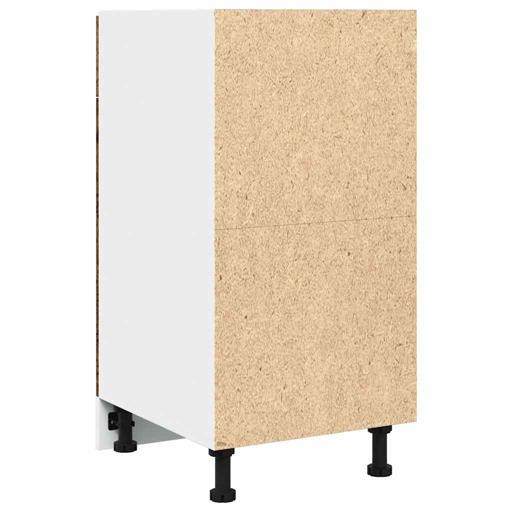 vidaXL Drawer Bottom Cabinet Lyon Old Wood 40x46x81.5 cm Engineered Wood 6