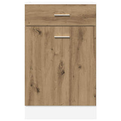 vidaXL Drawer Bottom Cabinet Lyon Artisan Oak 40x46x81.5 cm Engineered Wood 4