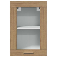 vidaXL Hanging Glass Cabinet Lyon Artisan Oak 40x31x60 cm Engineered Wood 5