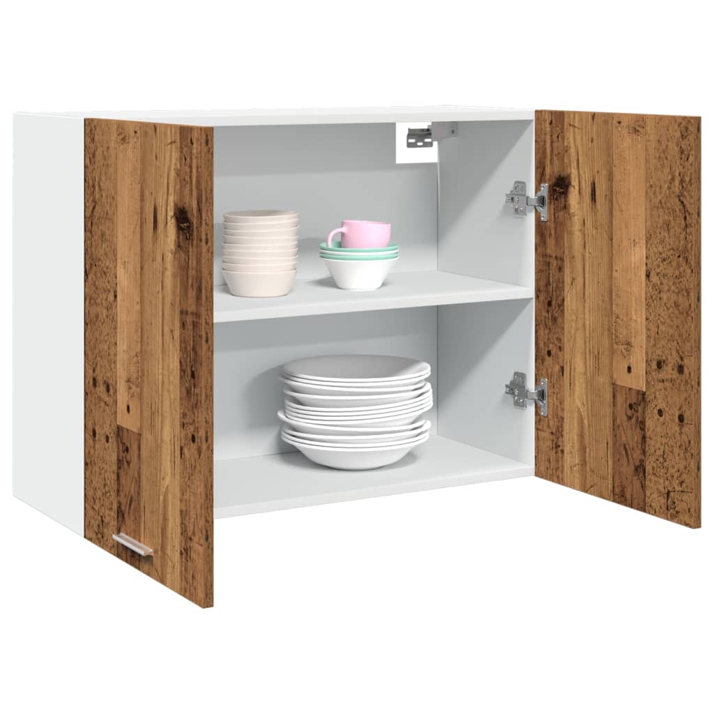 vidaXL Hanging Cabinet Lyon Old Wood 80x31x60 cm Engineered Wood 1