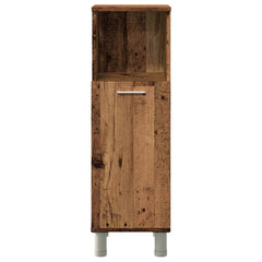 vidaXL Bathroom Cabinet Old Wood 30x30x95 cm Engineered Wood 4