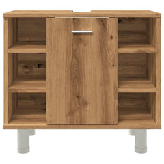 vidaXL Bathroom Cabinet Artisan Oak 60x32x53.5 cm Engineered Wood 5