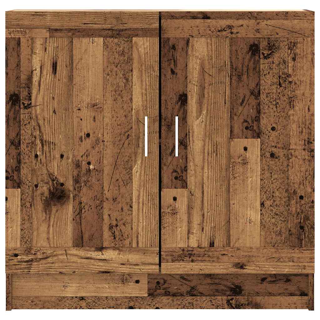 vidaXL Book Cabinet Old Wood 82,5x30,5x80 cm Engineered Wood 5