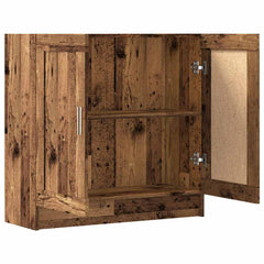 vidaXL Book Cabinet Old Wood 82,5x30,5x80 cm Engineered Wood 6