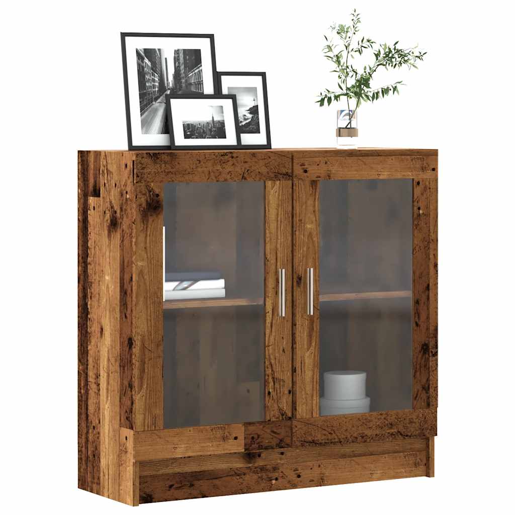 vidaXL Vitrine Cabinet 82.5x30.5x80 cm Engineered Wood