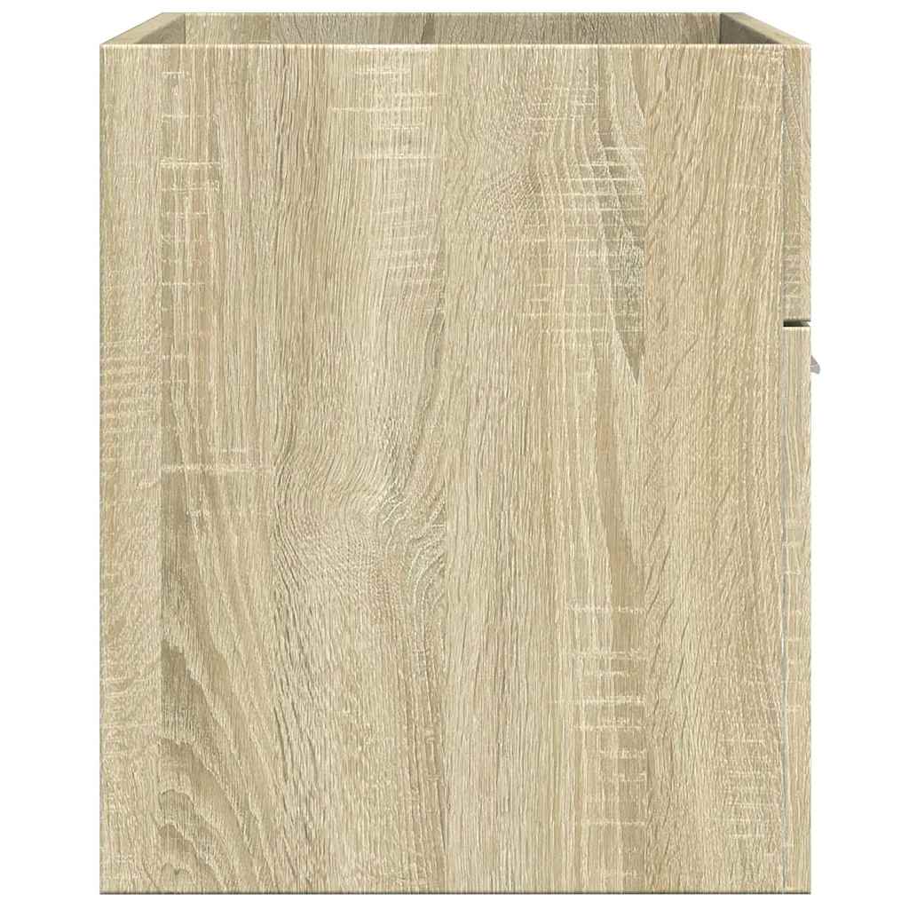 vidaXL Sink Cabinet Sonoma Oak 80x38.5x46 cm Engineered Wood 5