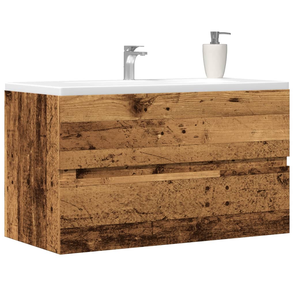 vidaXL Sink Cabinet 80x38.5x45 cm Engineered Wood