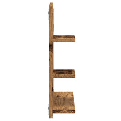 vidaXL Bathroom Mirror Cabinet Old Wood 60x10.5x45 cm 5