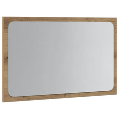 vidaXL Bathroom Mirror with LED Light Artisan Oak 60x8.5x38 cm 5