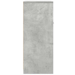 vidaXL Bathroom Cabinet Concrete Grey 60x33x80 cm Engineered Wood 5