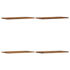 vidaXL Wall Shelves 4 pcs Old Wood 60x30x1,5 cm Engineered Wood 2