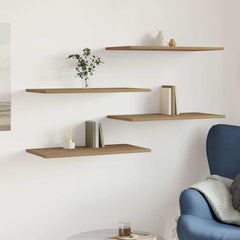 vidaXL Wall Shelves 4 pcs Artisan Oak 60x30x1,5 cm Engineered Wood 1