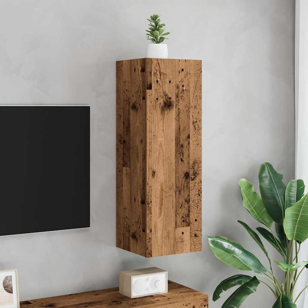 vidaXL TV Cabinet Old Wood 30.5x30x90 cm Engineered Wood 3