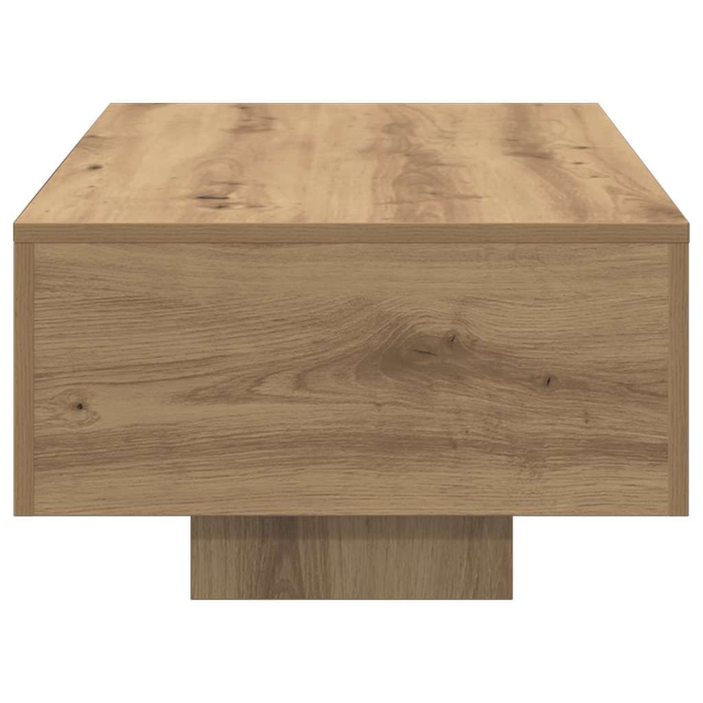 vidaXL Coffee Table Artisan Oak 100x49.5x31 cm Engineered Wood 5