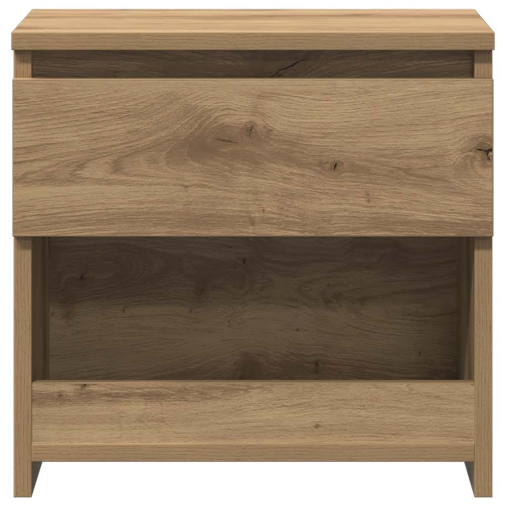 vidaXL Bedside Cabinet Artisan Oak 40x30x39 cm Engineered Wood 4