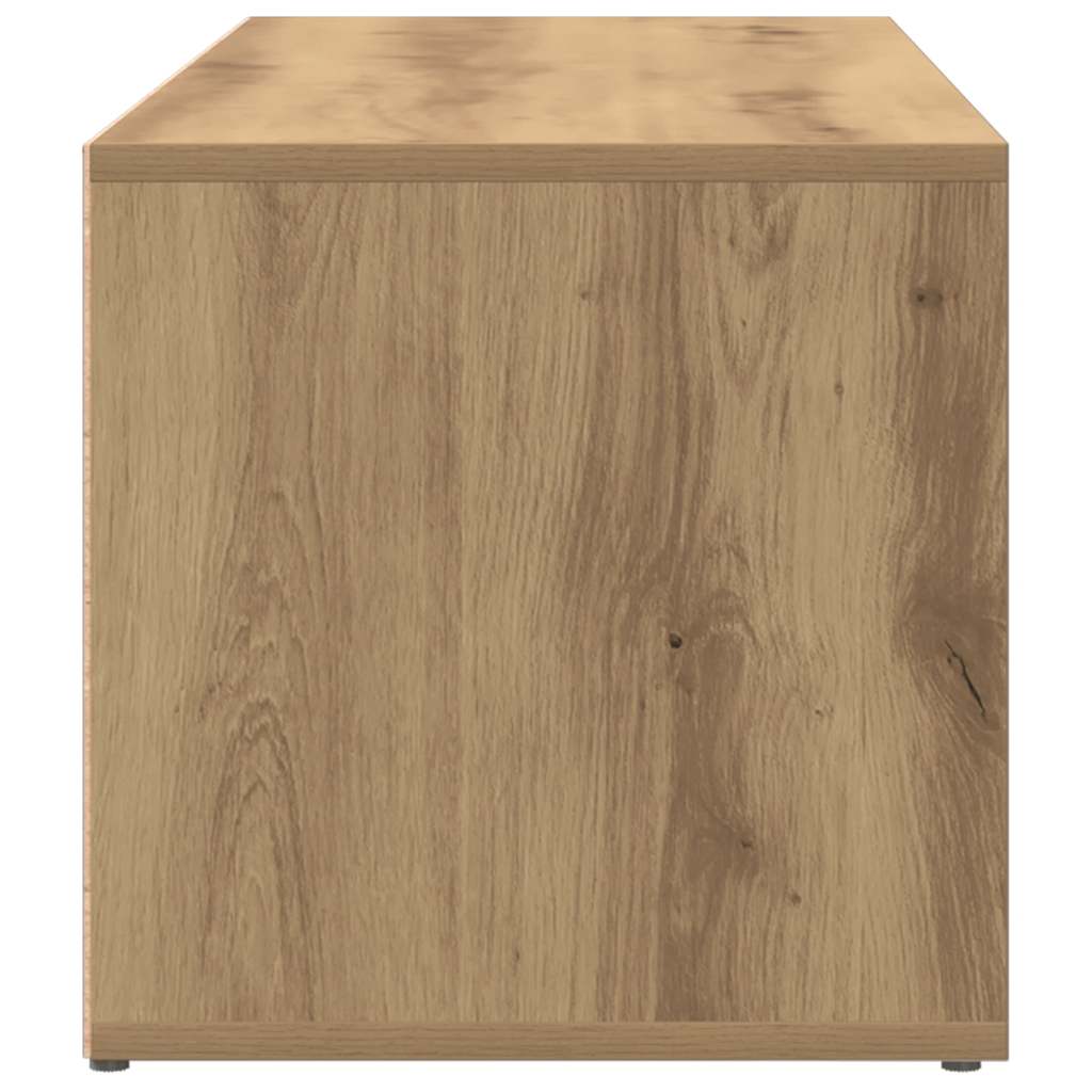 vidaXL Shoe Storage Bench Artisan Oak 102x35x35 cm Engineered Wood 5