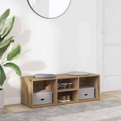 vidaXL Shoe Storage Bench Artisan Oak 102x35x35 cm Engineered Wood 1