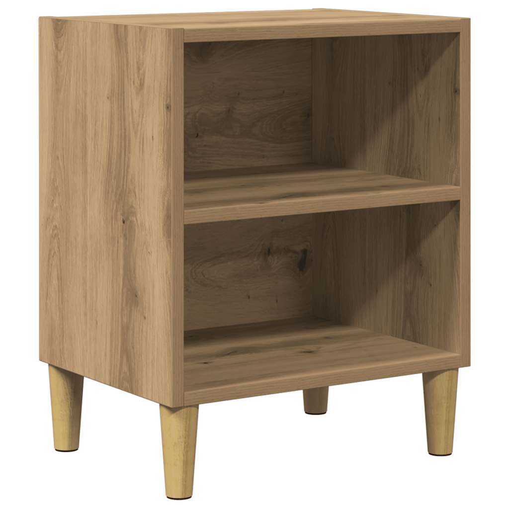 vidaXL Bedside Cabinet Artisan Oak 40x30x50 cm Engineered Wood 2