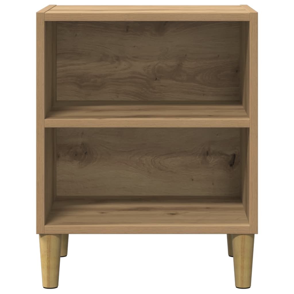 vidaXL Bedside Cabinet Artisan Oak 40x30x50 cm Engineered Wood 4