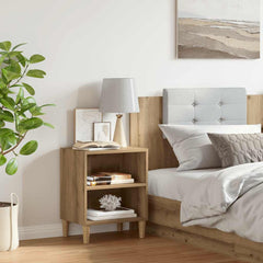 vidaXL Bedside Cabinet Artisan Oak 40x30x50 cm Engineered Wood 1