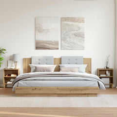 vidaXL Bedside Cabinets 2 pcs Artisan Oak 40x30x50 cm Engineered Wood 1