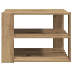 vidaXL Coffee Table Artisan Oak 58x58x40 cm Engineered Wood 4
