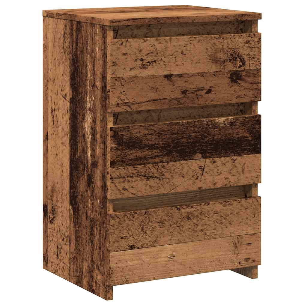 vidaXL Bedside Cabinet Old Wood 40x35x62,5 cm Engineered Wood 2