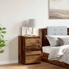 vidaXL Bedside Cabinet Old Wood 40x35x62,5 cm Engineered Wood 3