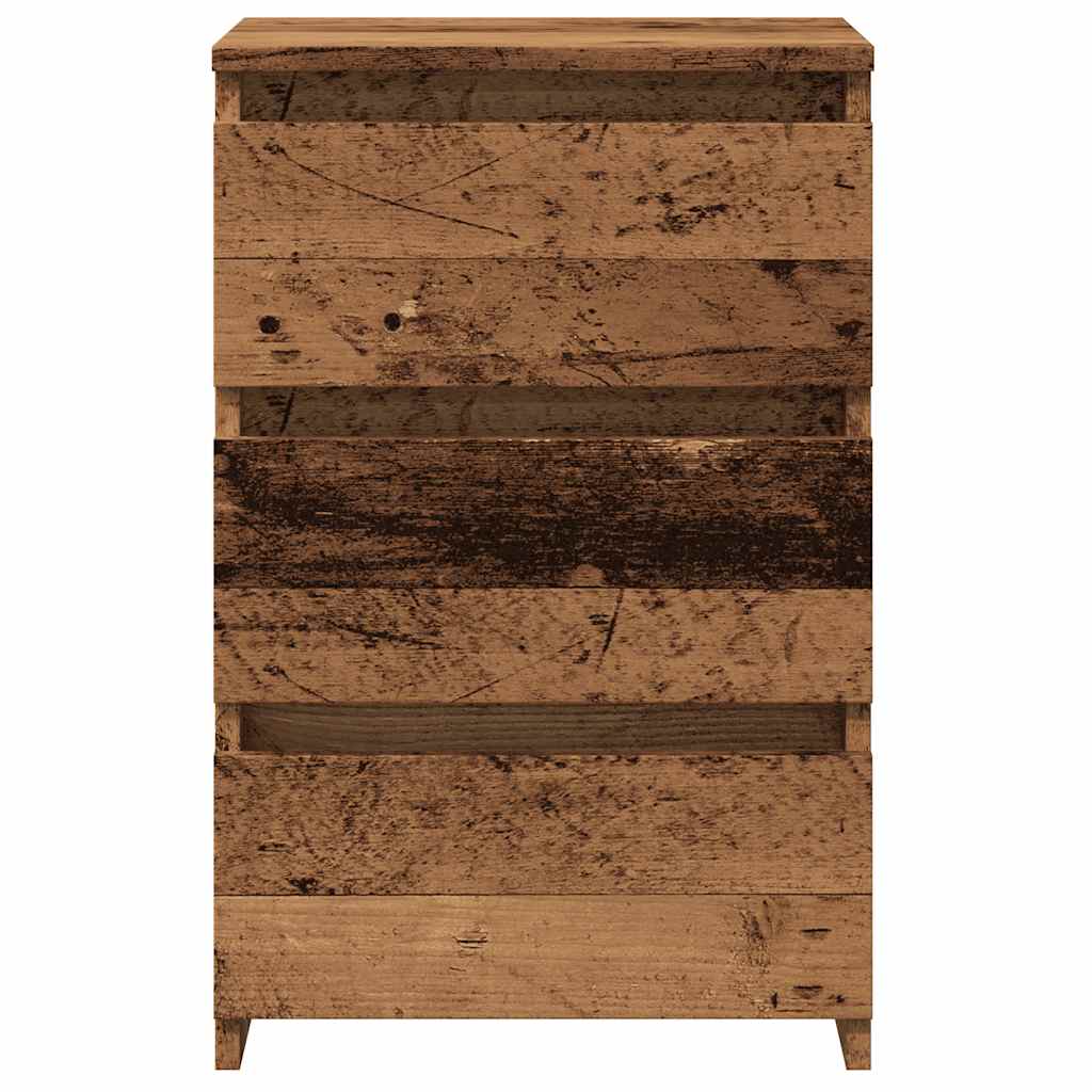 vidaXL Bedside Cabinet Old Wood 40x35x62,5 cm Engineered Wood 5