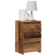 vidaXL Bedside Cabinet Old Wood 40x35x62,5 cm Engineered Wood 1