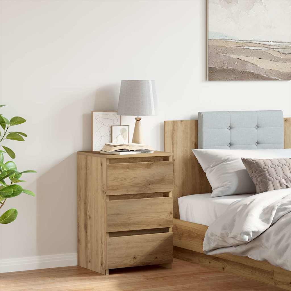 vidaXL Bed Cabinets 40x35x62.5 cm Engineered Wood