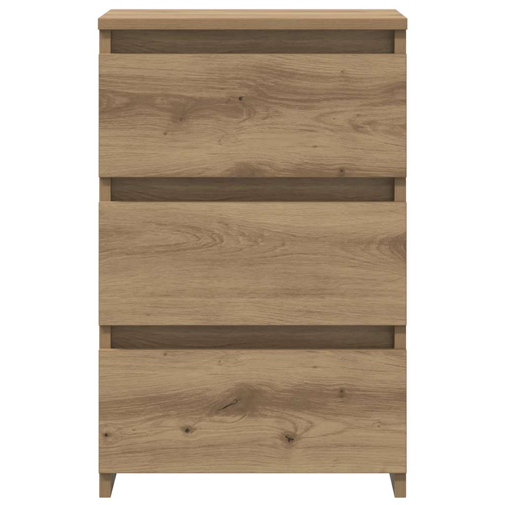 vidaXL Bedside Cabinets 2 pcs Artisan Oak 40x35x62,5 cm Engineered Wood 4