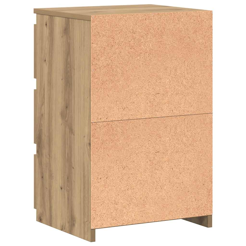 vidaXL Bedside Cabinets 2 pcs Artisan Oak 40x35x62,5 cm Engineered Wood 6