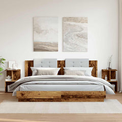 vidaXL Bedside Cabinets 2 pcs Old Wood 35x35x55 cm Engineered Wood 3
