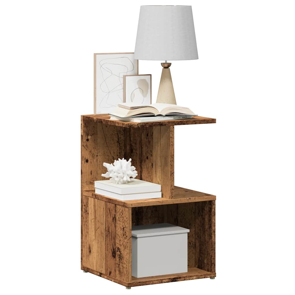 vidaXL Bedside Cabinets 2 pcs Old Wood 35x35x55 cm Engineered Wood 1