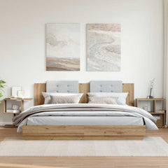 vidaXL Bedside Cabinets 50x30x51.5 cm Engineered Wood 2 pcs
