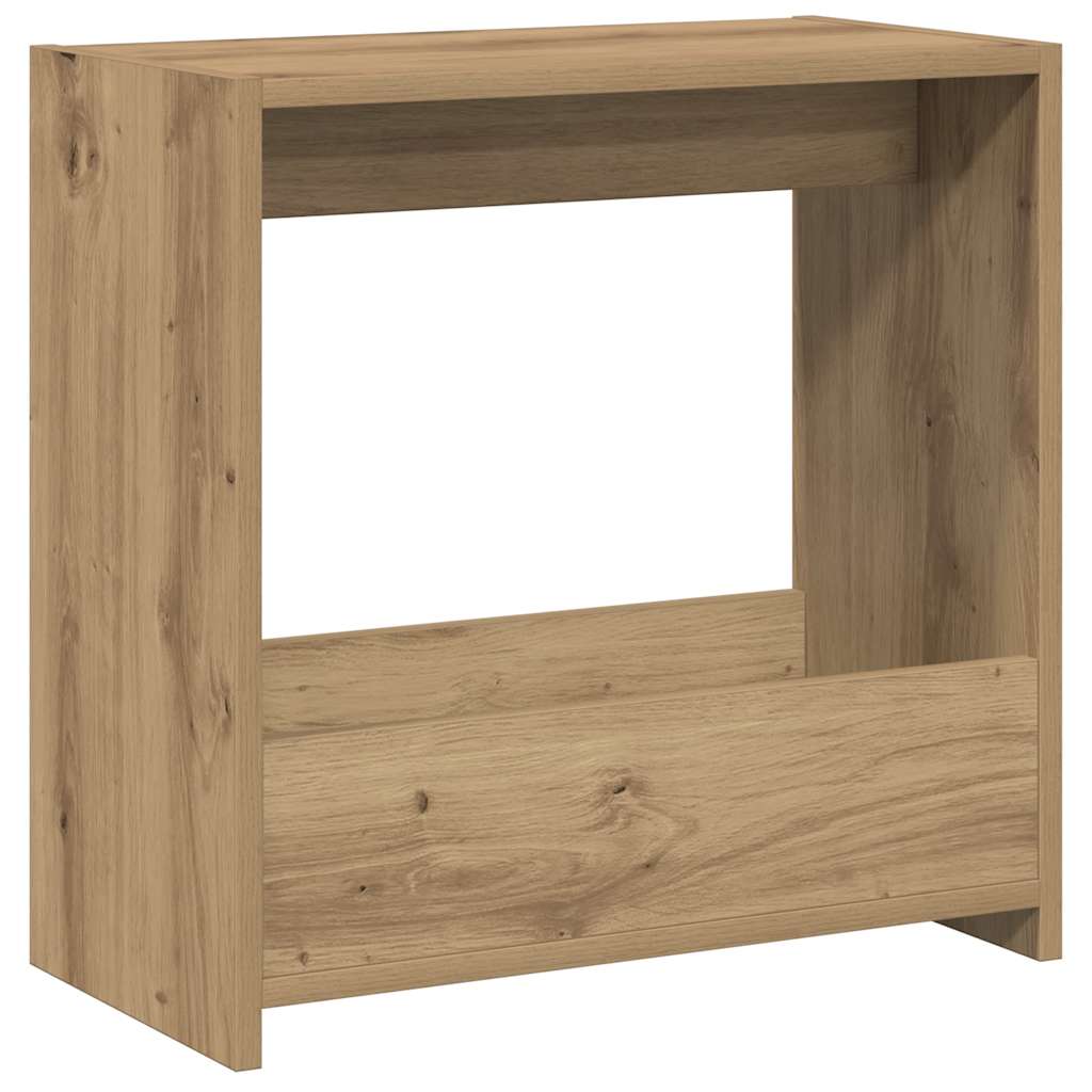 vidaXL Side Table Artisan Oak 50x26x50 cm Engineered Wood 2