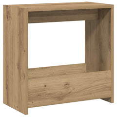 vidaXL Side Table Artisan Oak 50x26x50 cm Engineered Wood 2