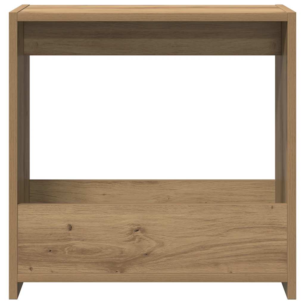 vidaXL Side Table Artisan Oak 50x26x50 cm Engineered Wood 4