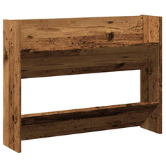 vidaXL Wall Shoe Cabinet Old Wood 80x18x60 cm Engineered Wood 2
