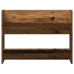 vidaXL Wall Shoe Cabinet Old Wood 80x18x60 cm Engineered Wood 4