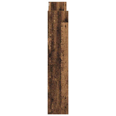vidaXL Wall Shoe Cabinet Old Wood 80x18x90 cm Engineered Wood 6