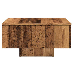 vidaXL Coffee Table Old Wood 60x60x31.5 cm Engineered Wood 5