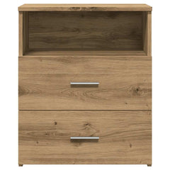 vidaXL Bedside Cabinet Artisan Oak 50x32x60cm Engineered Wood 5