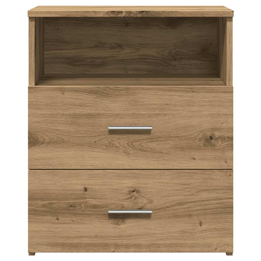 vidaXL Bedside Cabinets 2 pcs Artisan Oak 50x32x60cm Engineered Wood 5