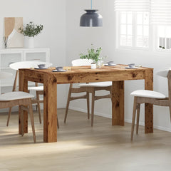 vidaXL Dining Table Old Wood 140x74.5x76 cm Engineered Wood 3