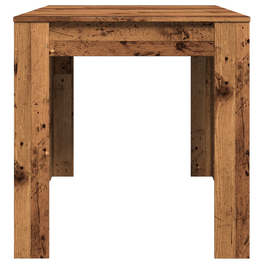 vidaXL Dining Table Old Wood 140x74.5x76 cm Engineered Wood 6