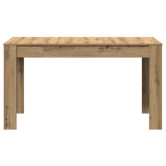 vidaXL Dining Table Artisan Oak 140x74.5x76 cm Engineered Wood 5