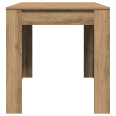 vidaXL Dining Table Artisan Oak 140x74.5x76 cm Engineered Wood 6